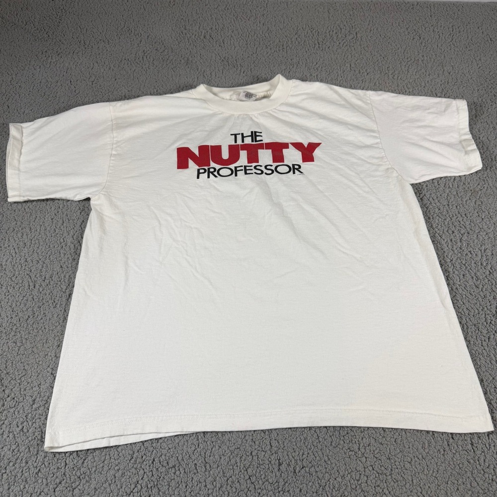 Vintage 1996 The Nutty Professor Movie Promo T-Shirt Murina White XL Made in USA